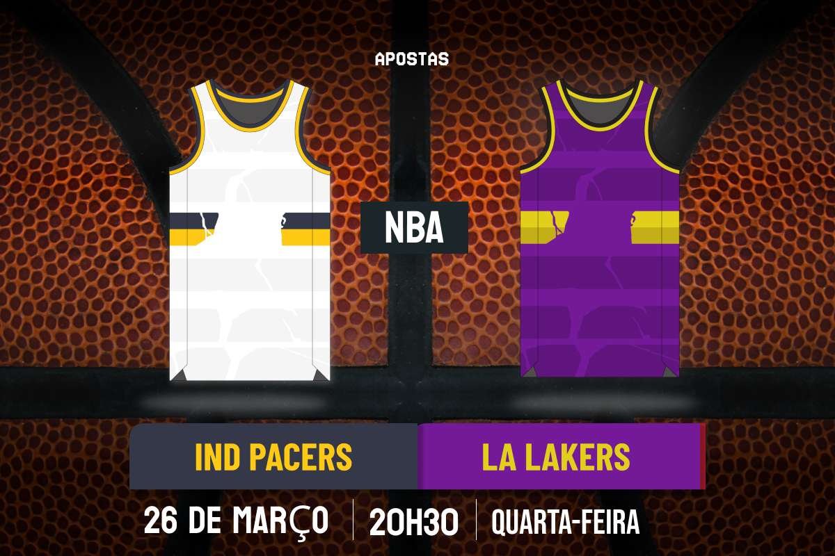 Palpite Indiana Pacers x Los Angeles Lakers – NBA – 26/03/2025