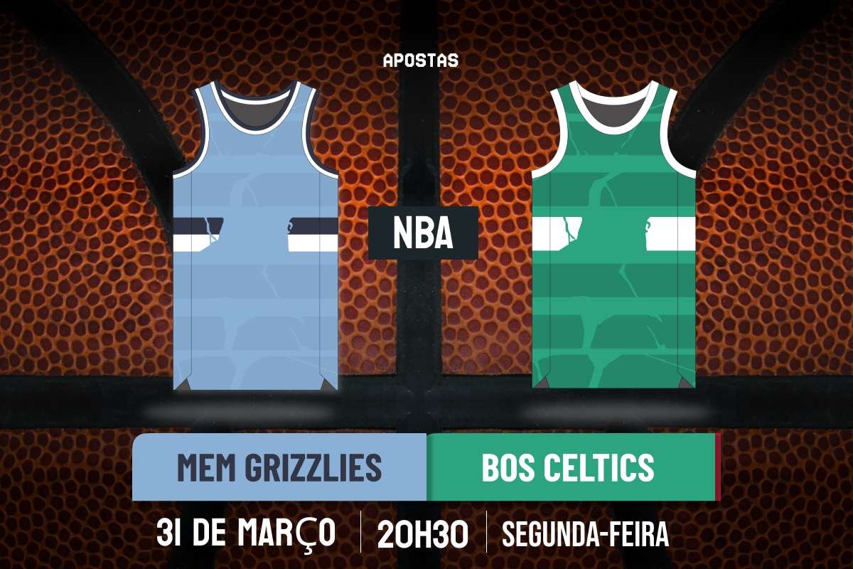 Palpite Memphis Grizzlies x Boston Celtics – NBA – 31/03/2025