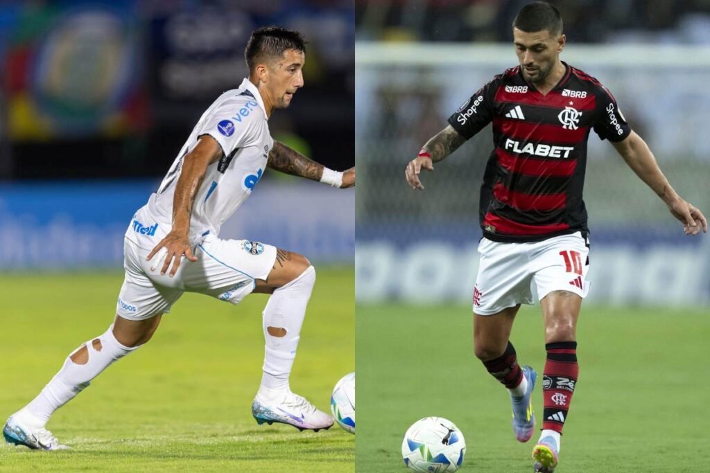 Grêmio x Flamengo com tempero uruguaio pelo Brasileirão; veja odds