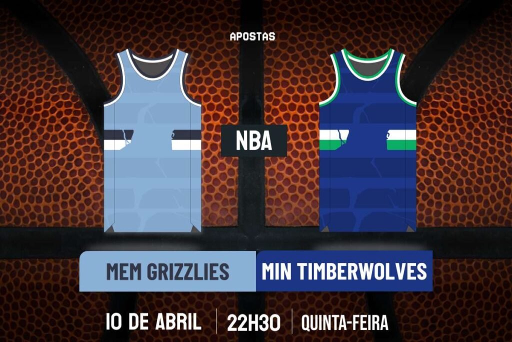 Palpite Memphis Grizzlies x Minnesota Timberwolves – NBA – 10/04/2025